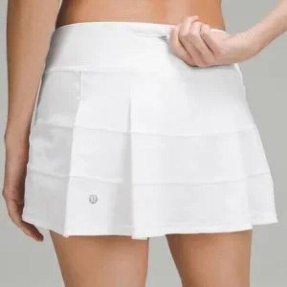 lululemon white pace rival tennis skirt - Picture 3 of 5